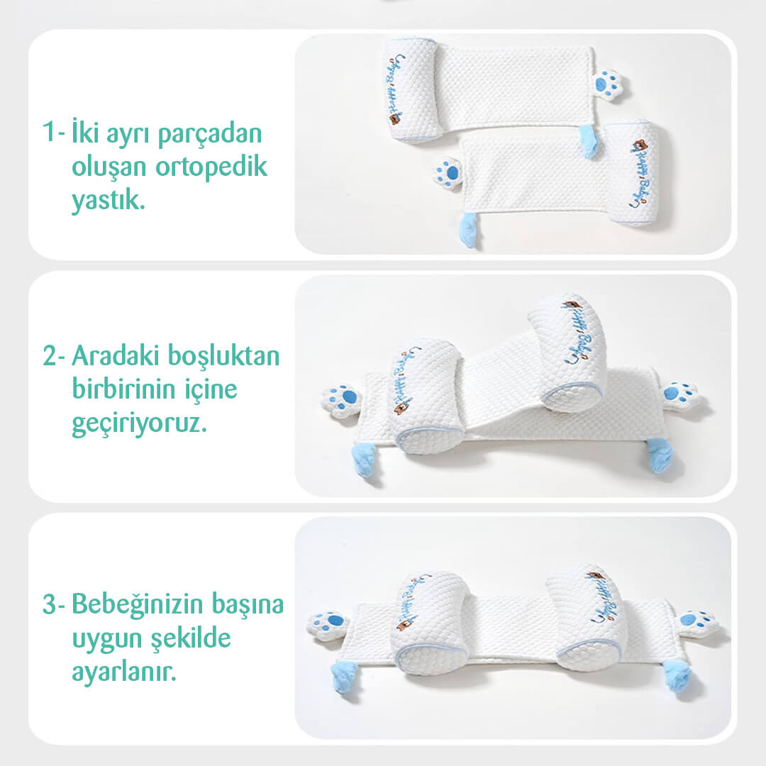 Ortopedik Bebek Düz kafa yastığı JUPPULY