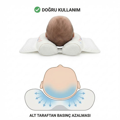 Ortopedik Bebek Düz kafa yastığı JUPPULY