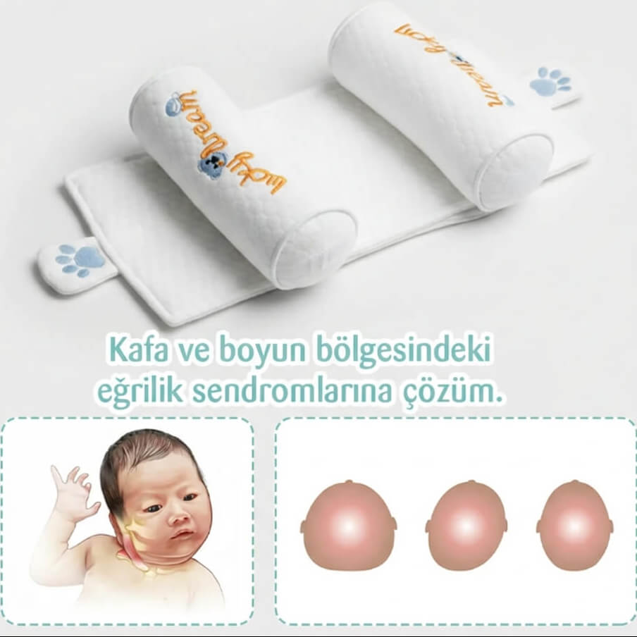 Ortopedik Bebek Düz kafa yastığı JUPPULY