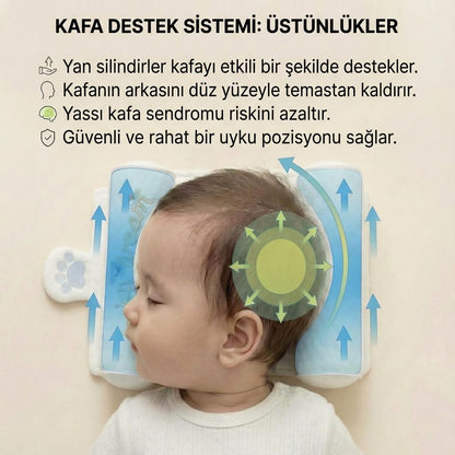 Ortopedik Bebek Düz kafa yastığı JUPPULY