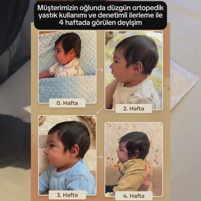 Ortopedik Bebek Düz kafa yastığı JUPPULY